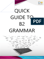 Guide To B2 Grammar