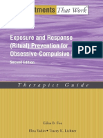 Exposure and Response (Ritual) Prevention For Obsessive Compulsive Disorder Therapist Guide by Edna B. Foa, Elna Yadin, Tracey K. Lichner