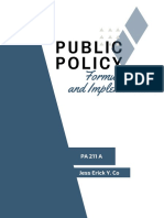 Public Policy - Agenda Setting, Power, and Interest Groups 