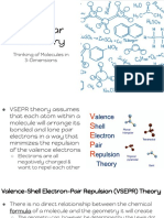 Molecular Geometry: Thinking of Molecules in 3-Dimensions