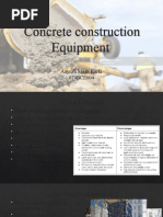 Concrete Construction Equipment