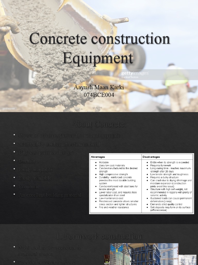 Overview of Concrete Construction Equipment | PDF | Concrete ...