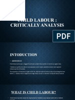 Child Labour Critically Analyzed