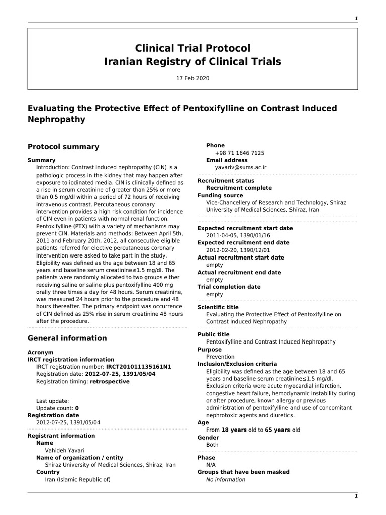 Clinical Trial Protocol Pdf _ Clinical Protocol Examples – TWYPA