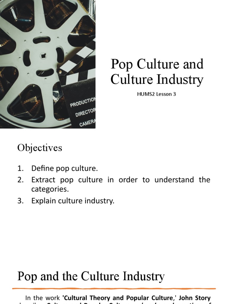 Lesson 3 Pop Culture and Culture Industry | PDF | Philosophical ...