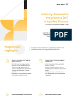 Industry-Immersive Programme (IIP) in Applied Finance by KPMG India & Masters' Union