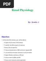 Renal Physiology: By-Zewdu J