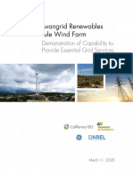 Wind Powerplant Test Results