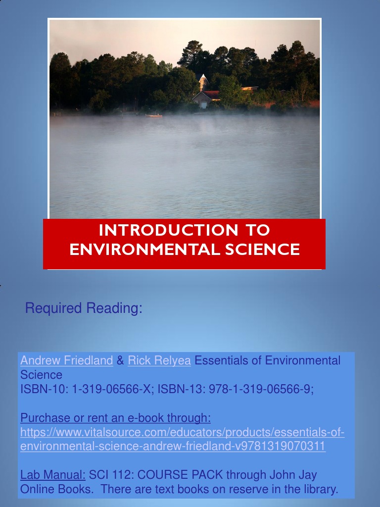 Introduction to Environmental Science | PDF | Biodiversity | Scientific ...