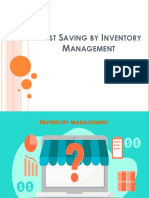 cost saving Inventory Mgt