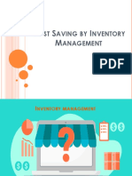 Cost Saving Inventory MGT