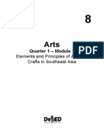 Quarter 1 Module 1 Elements and Principles of Arts and Crafts in Southeast Asia