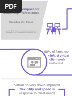 Consulting After Corona - The Future Workplace For Consulting Professionals