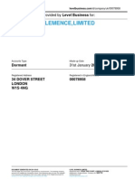 Carley & Clemence, Limited: Annual Accounts Provided by Level Business For