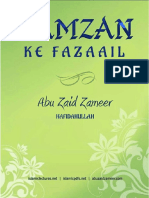 Ramzan Ke Fazail - Study Material