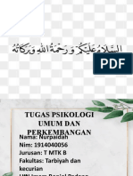 Tugas PPT Psikologi KLP 13 Nurpaidah