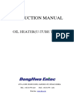 U-Type Oil Heater - Manual