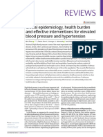 Reviews: Global Epidemiology, Health Burden and Effective Interventions For Elevated Blood Pressure and Hypertension