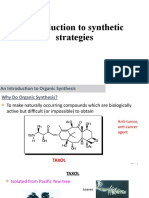 Introduction To Synthetic Strategies