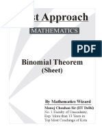 Best Approach: Binomial Theorem