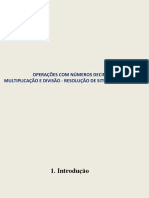 Matematica - Operações Com Números Decimais