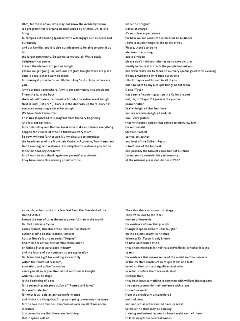 Interview Transcript | PDF | Science