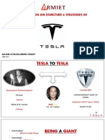 Presentation on Structure & Strategies of Tesla