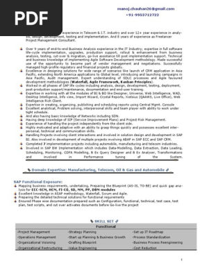 cv sample 
