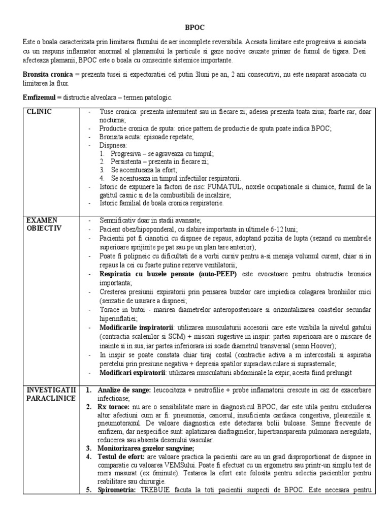 BPOC - Schema | PDF