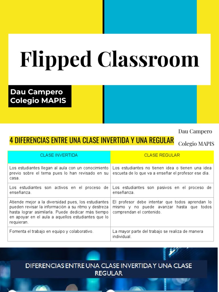 Flipped Classroom en Colegio MAPIS | PDF | Aprendizaje | Cognición