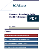 Consumer Banking in India: The ICICI Experience