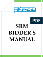 SRM Bidder'S Manual