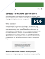 My Clevelandclinic Org Health Articles 8133 Stress 10 Ways To Ease Stress