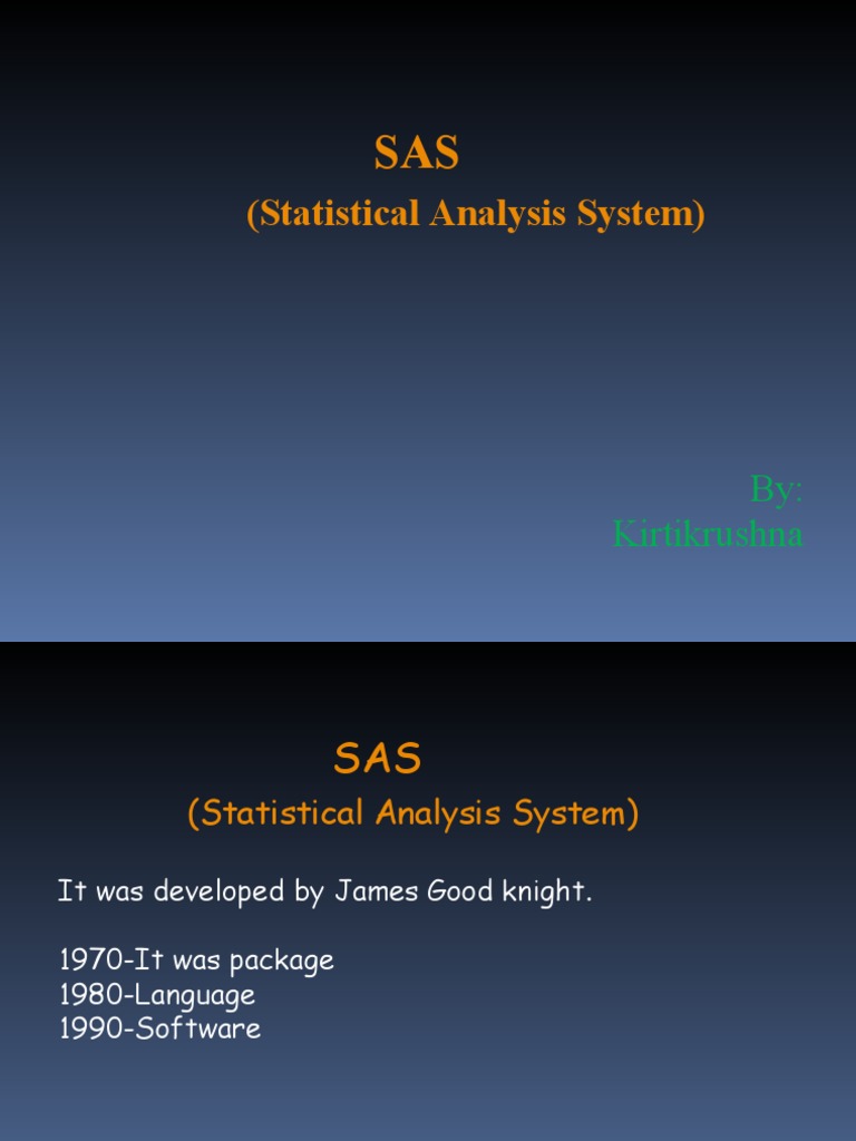 Overview of SAS Software Functions | PDF | Sas (Software) | Databases