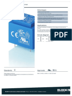 Advantages: Short Circuit Proof PCB Transformer