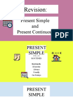 Present Simple and Present Continuous - Classroom