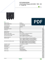 Ezc400n3320n, 300a 3P MCCB