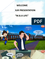 MBA Life: A Presentation on the MBA Journey