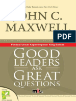 Good Leaders Ask Great Questions - Pemimpin Hebat Bertanya Hal Yang Tepat Pada Orang Yang Tepat - John C. Maxwell (Victorianbook)