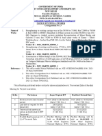 Nhnashik - Ee@mahapwd: SR - No. Particulars As Per Original NIT Modified/Revised Date