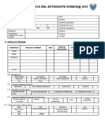 Ficha Diagnostica Del Estudiante 2022