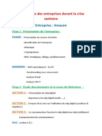 Expériences Des Entreprises Durant La Crise Sanitaire