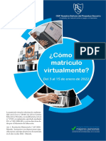 PASOS PARA REALIZAR LA MATRÍCULA VIRTUAL 2022 