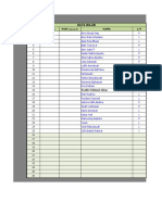 Daftar Nilai Kelas 9 PABP