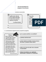 Guía de Aprendizaje 5° - N°7 Reconocer Rimas Asonantes y Consonantes