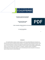 3.1 Cuadro Comparativo. Modelos Filosóficos de La Educación