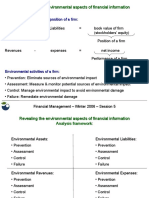 Revealing The Environmental Aspects of Financial Information