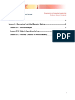 Mod 2 1 Concepts of Individual Decision Making