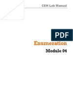 CEHv9 Labs Module 04 Enumeration