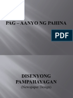 Pag Aanyo NG Pahina